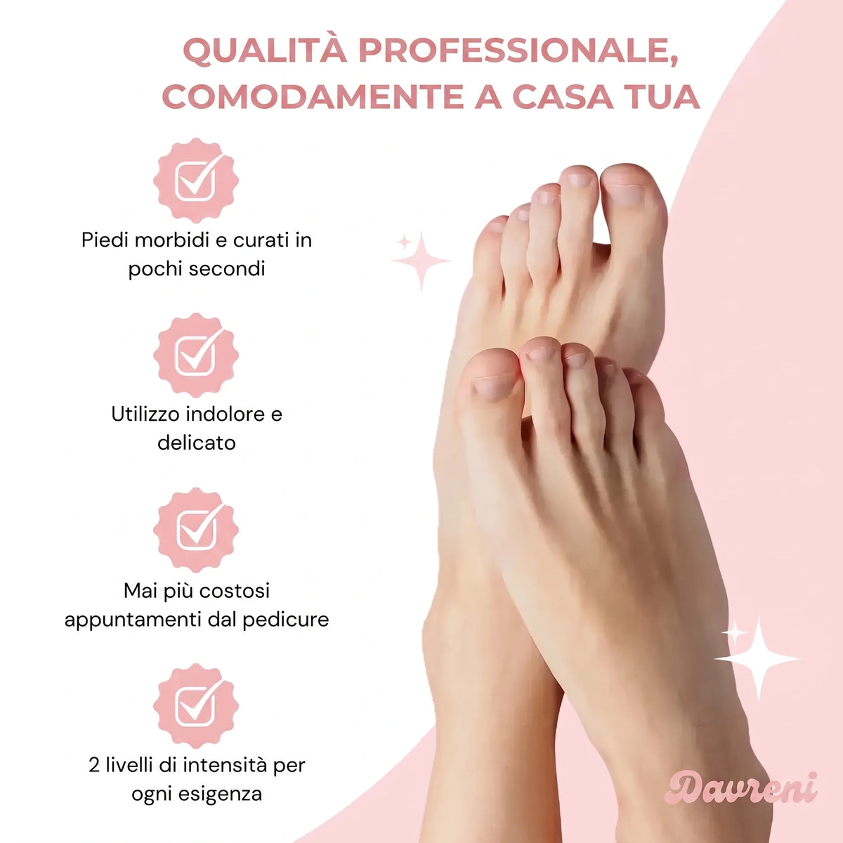 ✨ Davreni™ – Kit pedicure elettrico