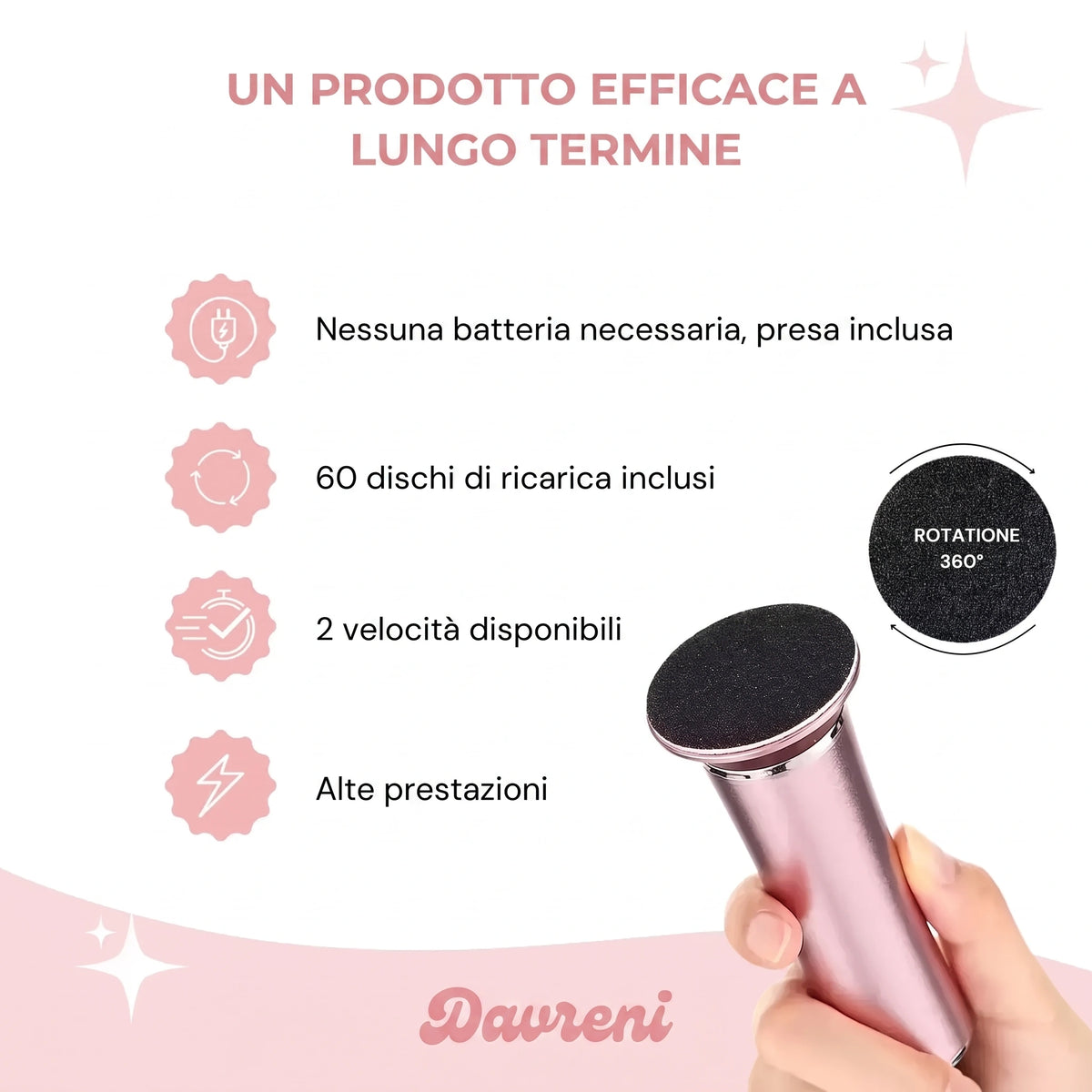 ✨ Davreni™ – Kit pedicure elettrico